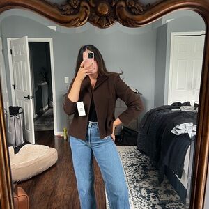 Vintage Wool Brown Blazer